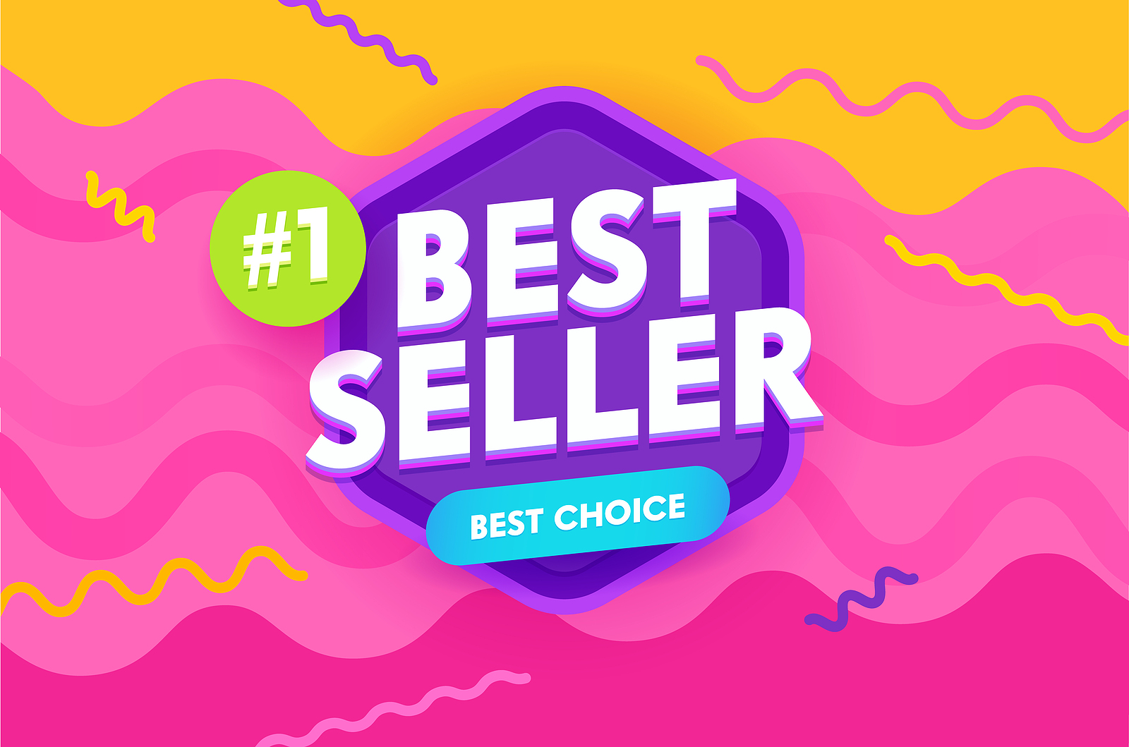 #1 Bestseller badge graphic