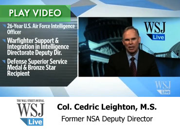 Col. Cedric Leighton Appearing On WSJ